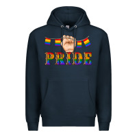 Navy pride lgbtq Premium Hoodie - Artiststas