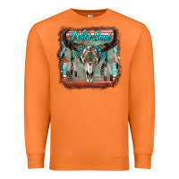 Carrot wild soul boho skull with background Premium Sweatshirt - RanaPortraitStore