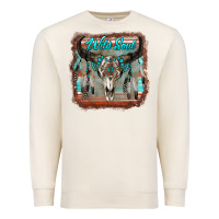 Sandshell wild soul boho skull with background Premium Sweatshirt - RanaPortraitStore