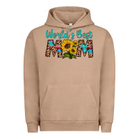 Pigment Burro world's best mom sunflower Urban Hoodie - Artiststas