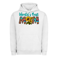 Pigment Lunar Rock world's best mom sunflower Urban Hoodie - Artiststas
