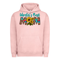 Pigment Salmon world's best mom sunflower Urban Hoodie - Artiststas