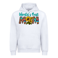White world's best mom sunflower Urban Hoodie - Artiststas