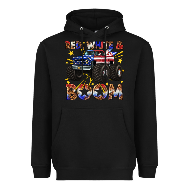 Red White And Boom Heavyweight Hoodie by texasbilliewilder | Teevron