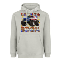Moon Dust red white and boom Heavyweight Hoodie - texasbilliewilder
