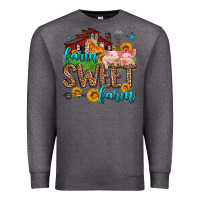 Charcoal Heather farm sweet farm Premium Sweatshirt - Zillion Design Studio