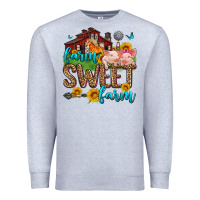 Heather Grey farm sweet farm Premium Sweatshirt - Zillion Design Studio