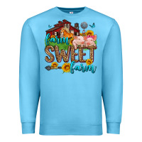 Ocean Blue farm sweet farm Premium Sweatshirt - Zillion Design Studio