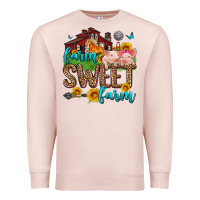 Pale Pink farm sweet farm Premium Sweatshirt - Zillion Design Studio