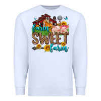 White farm sweet farm Premium Sweatshirt - Zillion Design Studio
