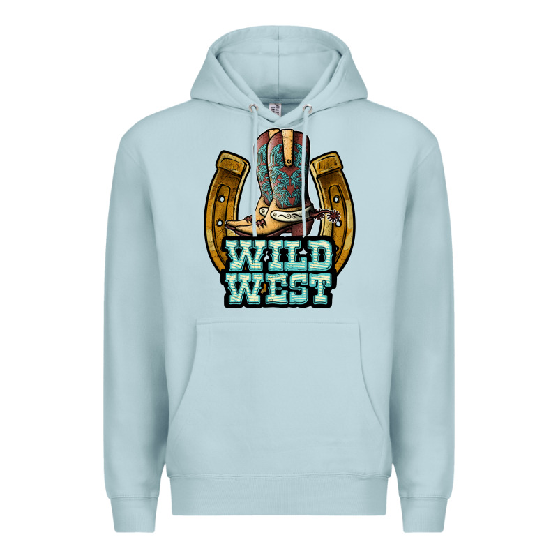 Wild West Premium Hoodie by JahusDesignShop | Teevron