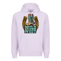 Lilac wild west Premium Hoodie - JahusDesignShop