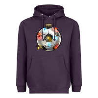 Plum christmas  soccer Heavyweight Hoodie - Zillion Design Studio