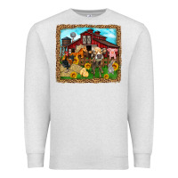 Oatmeal Heather farm life Premium Sweatshirt - Zillion Design Studio