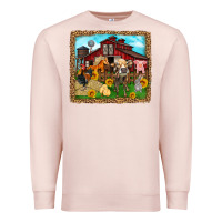 Pale Pink farm life Premium Sweatshirt - Zillion Design Studio