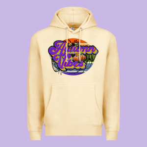 Autumn Vibes Premium Hoodie Designed By Jahusdesignshop