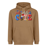 Toasted Coconut red white and cute billie wilder Heavyweight Hoodie - texasbilliewilder