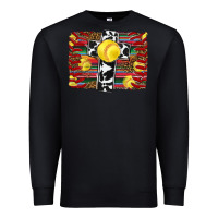 Black softball cross serape leopard background Premium Sweatshirt - RanaPortraitStore