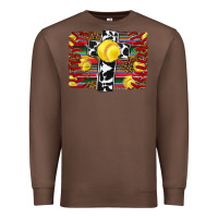 Chestnut softball cross serape leopard background Premium Sweatshirt - RanaPortraitStore