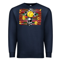 Navy softball cross serape leopard background Premium Sweatshirt - RanaPortraitStore