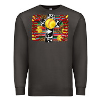 Smoke softball cross serape leopard background Premium Sweatshirt - RanaPortraitStore