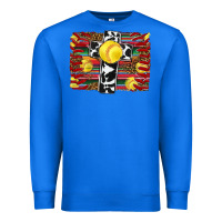True Royal softball cross serape leopard background Premium Sweatshirt - RanaPortraitStore