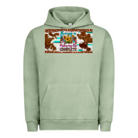 Pigment Oil Green being a mom makes my life complete license plate Urban Hoodie - Artiststas