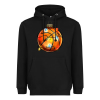 Black christmas baskeball Heavyweight Hoodie - Zillion Design Studio