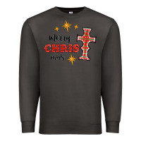 Smoke merry christmas cross Premium Sweatshirt - RanaPortraitStore