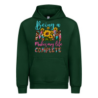 Forest Green being a mom makes my life complete Urban Hoodie - Artiststas
