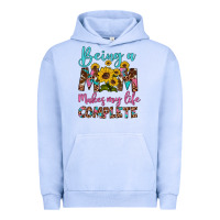 Pigment Grape Ice being a mom makes my life complete Urban Hoodie - Artiststas