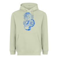 Matcha blue dragon Heavyweight Hoodie - RanaPortraitStore