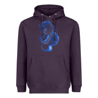 Plum blue dragon Heavyweight Hoodie - RanaPortraitStore