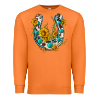 Carrot cowhide sunflower horseshoe Premium Sweatshirt - Zillion Design Studio