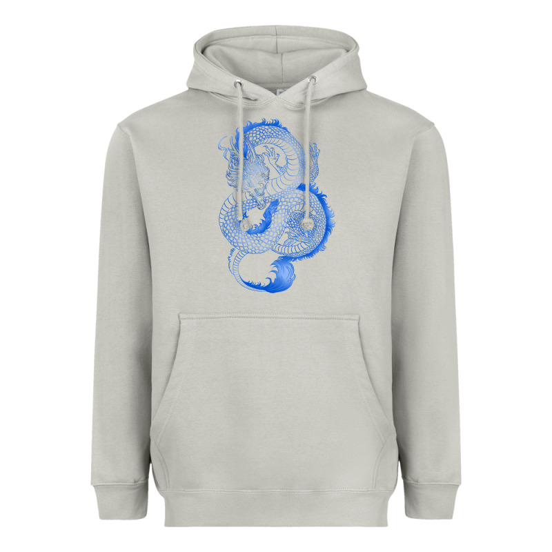 Blue Dragon Heavyweight Hoodie by RanaPortraitStore | Teevron