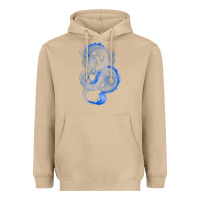 Mushroom blue dragon Heavyweight Hoodie - RanaPortraitStore