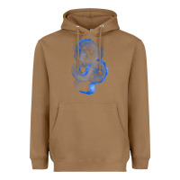 Toasted Coconut blue dragon Heavyweight Hoodie - RanaPortraitStore