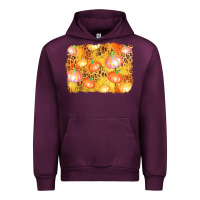 Mauve Wine fall pumpkin background Urban Hoodie - AdoDesignShop
