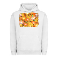 Pigment Lunar Rock fall pumpkin background Urban Hoodie - AdoDesignShop