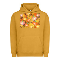 Pigment Peanut Butter fall pumpkin background Urban Hoodie - AdoDesignShop