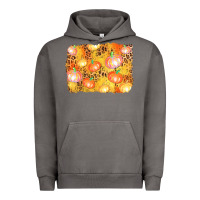 Pigment Tornado fall pumpkin background Urban Hoodie - AdoDesignShop