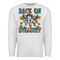 Oatmeal Heather back on my bullshit Premium Sweatshirt - Zillion Design Studio