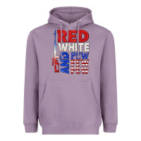 Lavender red white and pew pew pew Heavyweight Hoodie - texasbilliewilder