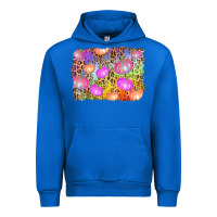 Cobalt colourful pumpkin background Urban Hoodie - AdoDesignShop