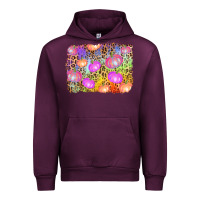 Mauve Wine colourful pumpkin background Urban Hoodie - AdoDesignShop