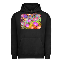 Pigment Black colourful pumpkin background Urban Hoodie - AdoDesignShop