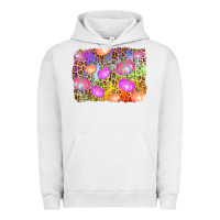 Pigment Lunar Rock colourful pumpkin background Urban Hoodie - AdoDesignShop