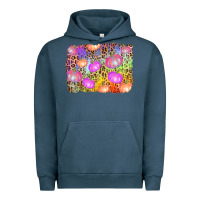 Pigment Midnight Navy colourful pumpkin background Urban Hoodie - AdoDesignShop