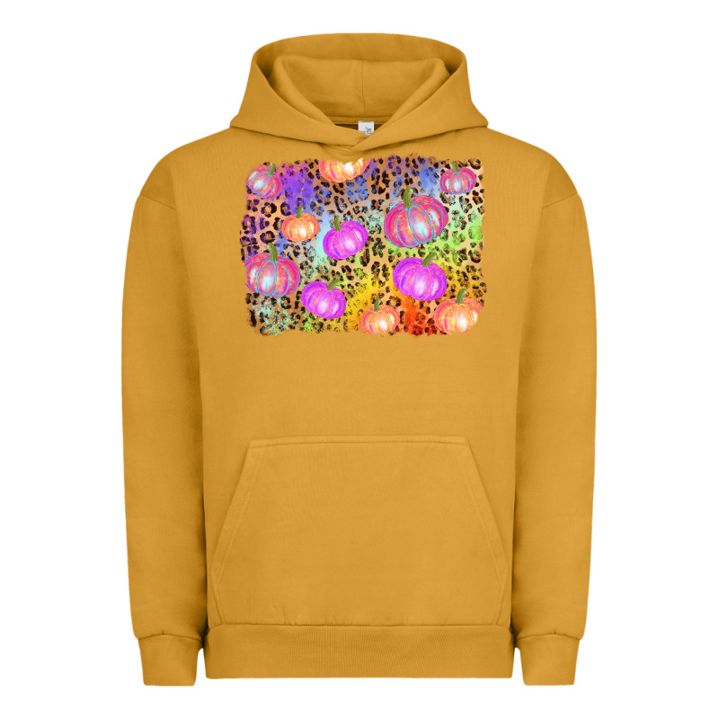 Colourful Pumpkin Background Urban Hoodie by AdoDesignShop | Teevron