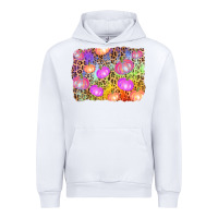 White colourful pumpkin background Urban Hoodie - AdoDesignShop